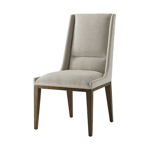 Theodore Alexander Lido Upholstered Dining Side Chair in Bistre TAS40006.1CIF
