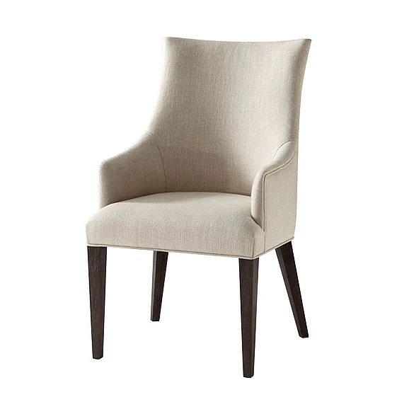 Theodore Alexander TA Studio Adele Dining Arm Chair in Rowan TAS41004.0AVX CLOSEOUT