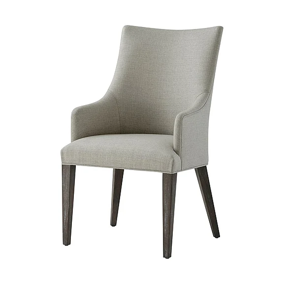 Theodore Alexander TA Studio Adele Arm Chair in Rowan TAS41004.1BFV CLOSEOUT