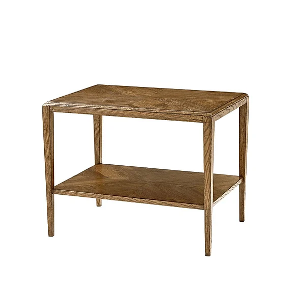 Theodore Alexander Nova Rectangular Side Table in Dusk TAS50080.C254