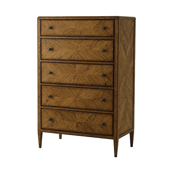 Theodore Alexander Nova Tall Chest in Dusk TAS60037.C254