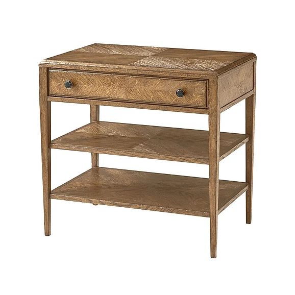 Theodore Alexander Nova Two Tiers Night Stand in Dawn TAS60039.C253