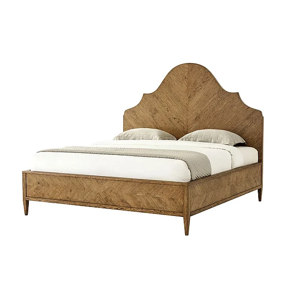 Theodore Alexander Nova King Arch Bed in Dawn TAS83023.C253