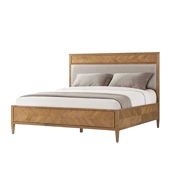 Theodore Alexander Nova King Panel Bed in Dawn TAS83024.1BUS