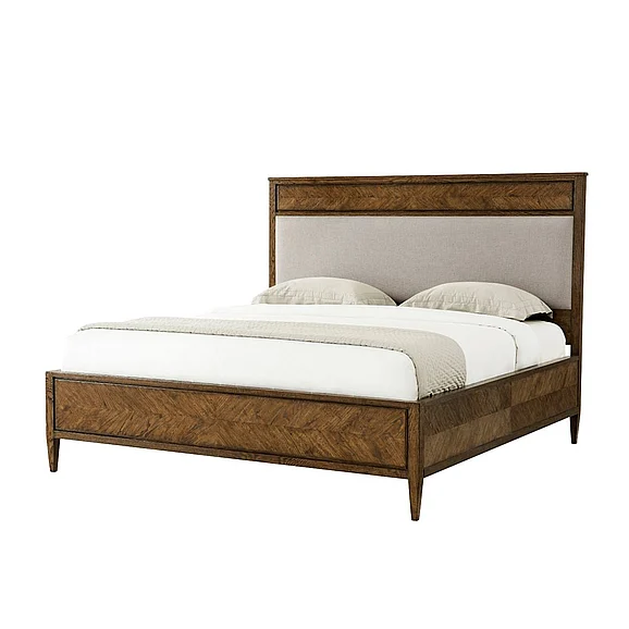 Theodore Alexander Nova King Panel Bed in Dusk TAS83024.1BUT
