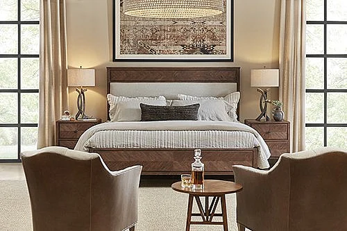 Theodore Alexander Nova 2pc Bedroom Set II in Dusk