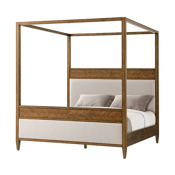 Theodore Alexander Nova King Canopy Bed in Dusk TAS83025.1BUT CLOSEOUT