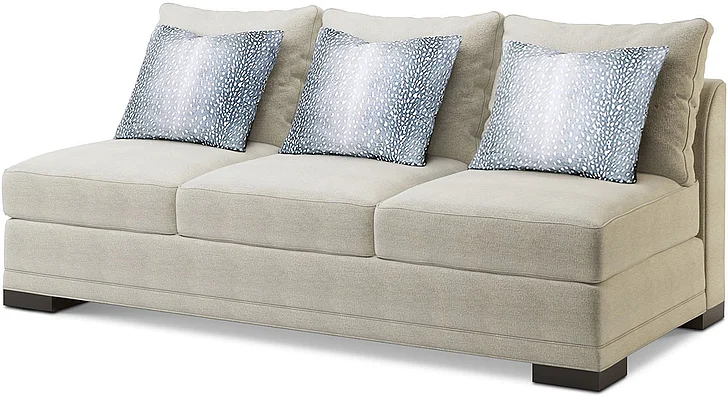 Theodore Alexander Ravenswood Armless Sofa TASU50101-32-83 CUSTOM ITEM
