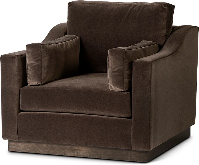 Theodore Alexander Plinth Club Chair TASU50132-38 CUSTOM ITEM