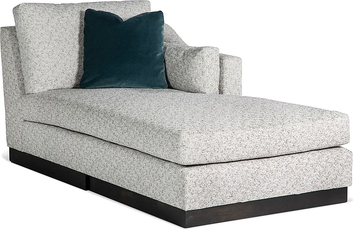 Theodore Alexander Plinth Right Arm Facing Chaise TASU50132-42-36 CUSTOM ITEM