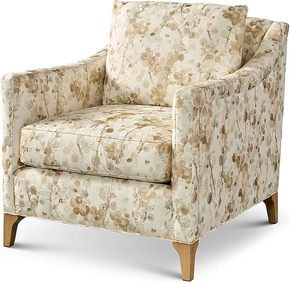Theodore Alexander Catalina Channel Arm Club Chair TASU50149-32 CUSTOM ITEM