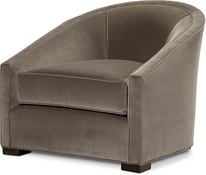 Theodore Alexander Pendleton Barrel Chair TASU52108 CUSTOM ITEM