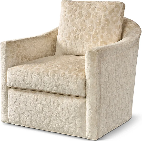 Theodore Alexander Catalina Swivel Chair TASU52149 CUSTOM ITEM