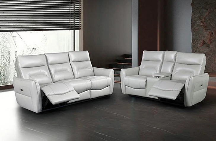 Furniture of America Terentius 2pc Reclining Living Room Set in Taupe