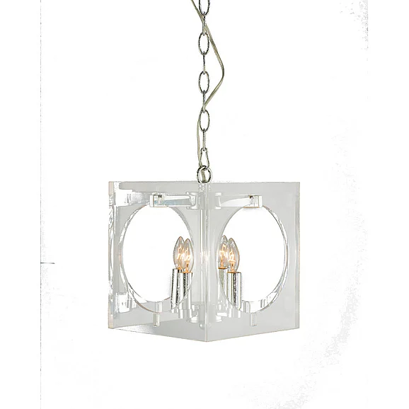 Bethel Clear Acrylic Frame Pendant TD10CH