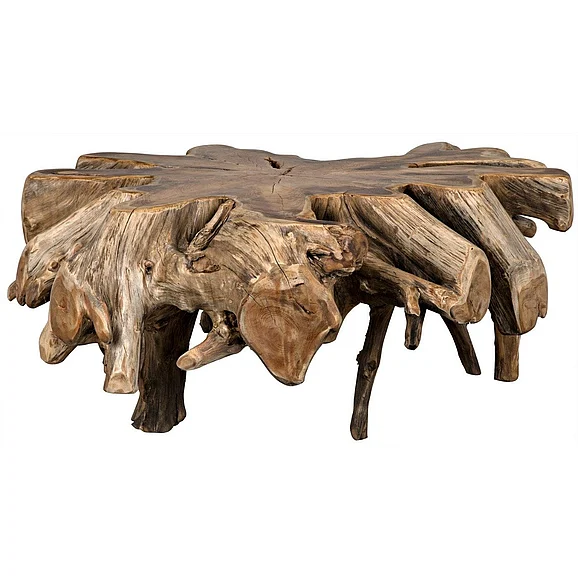 Noir Furniture Teak Root Coffee Table TEAK101