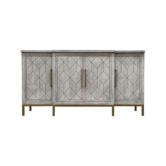Split Nickel Tetra 4 Door Console Moon | T4MG34