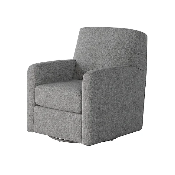 Southern Motion Flash Dance Swivel Glider in Silver 101 115-09