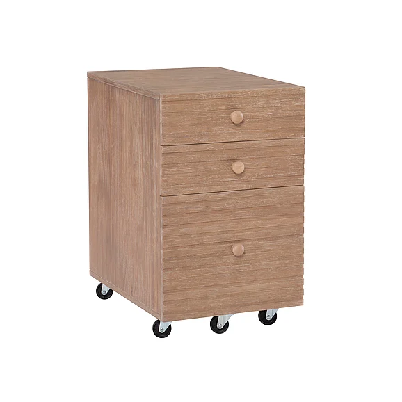 Powell Ripples File Cabinet Natural D1357A20NF