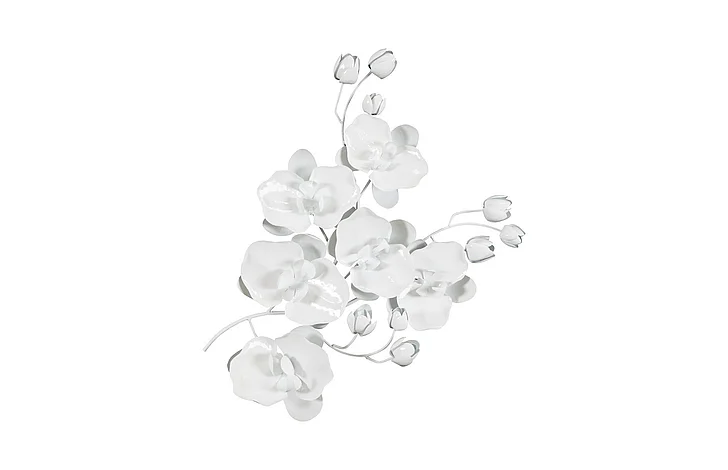 Phillips Collection Orchid Sprig Medium Wall Art in White TH100863