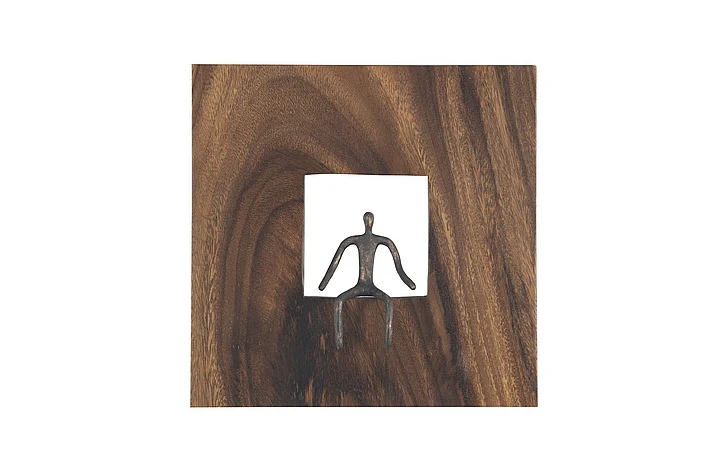 Phillips Collection Atlas Sitting Figure Square Wall Decor in Natural TH101650