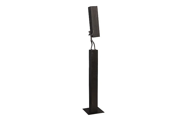 Phillips Collection Atlas Holding Sculpture in Natural/Black TH101661