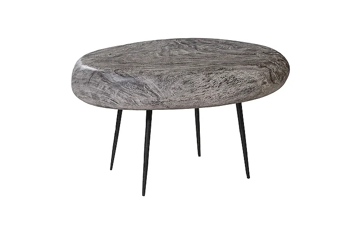 Phillips Collection Skipping Stone Side Table in Gray Stone TH101664