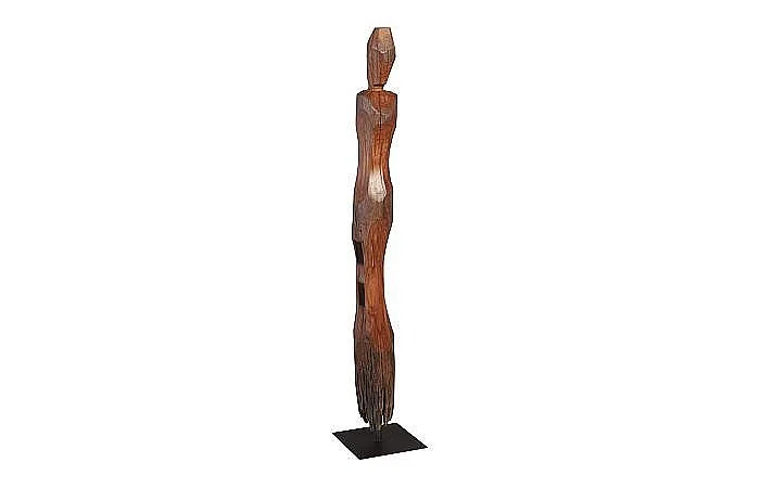 Phillips Collection Old Pole Man Statue in Brown and Black TH101668
