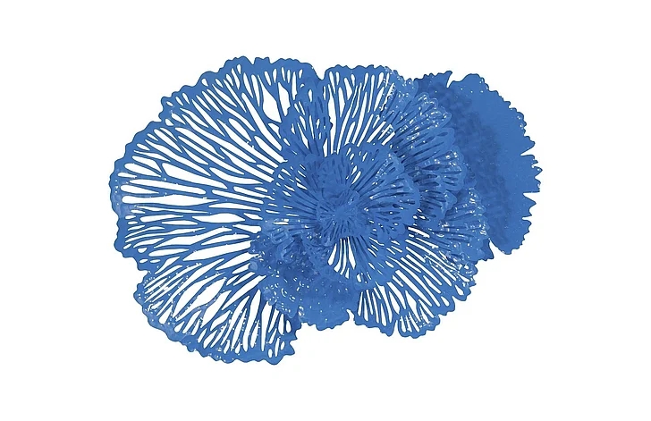 Phillips Collection Medium Flower Wall Art in Blue TH101836