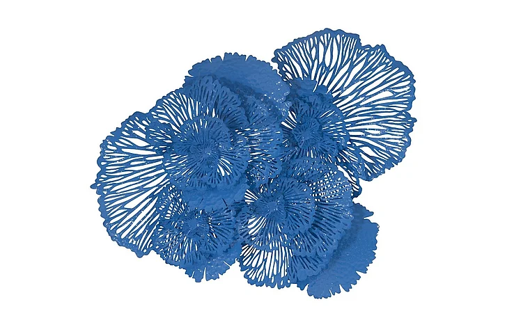 Phillips Collection Large Flower Wall Art in Blue TH101837