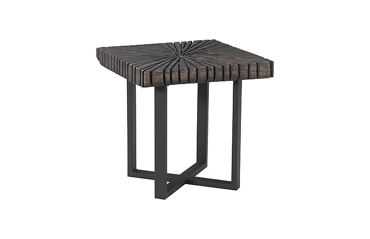 Phillips Collection Chainsaw Side Table in Black TH103561