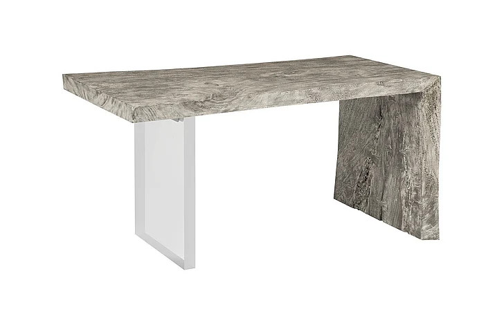 Phillips Collection Waterfall Acrylic Leg Desk in Gray Stone TH105206