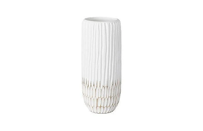 Phillips Collection Lacuna Medium Vase in White TH107097