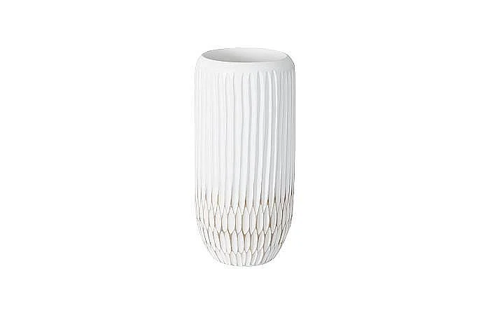 Phillips Collection Lacuna Small Vase in White TH107098