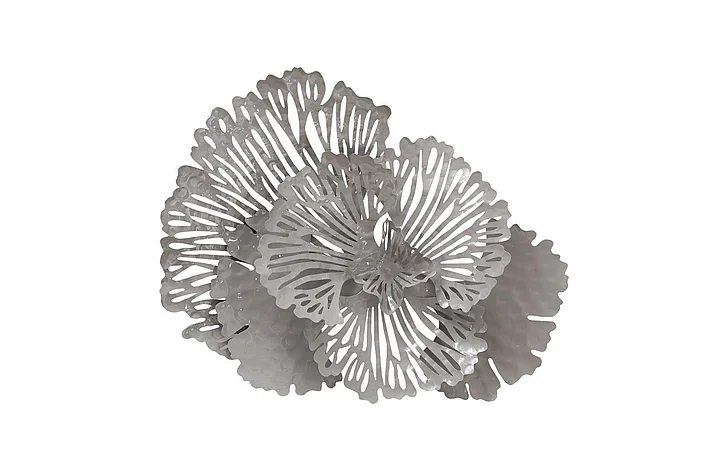 Phillips Collection Small Flower Wall Art in Gray TH107119