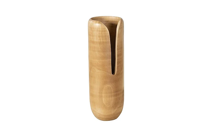 Phillips Collection Large Interval Wood Vase in Natural TH107161