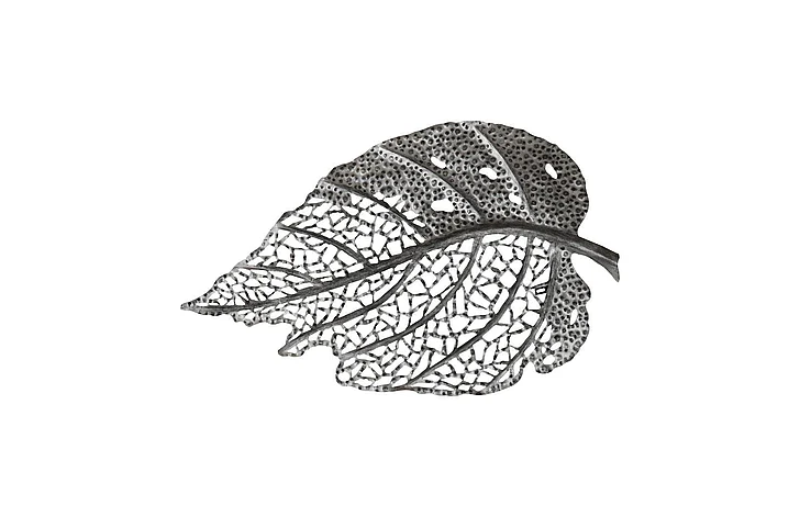 Phillips Collection Medium Birch Leaf Wall Art in Silver TH108525