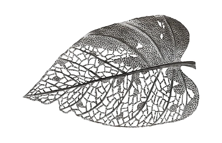 Phillips Collection Extra Large Birch Leaf Wall Art in Silver TH108527