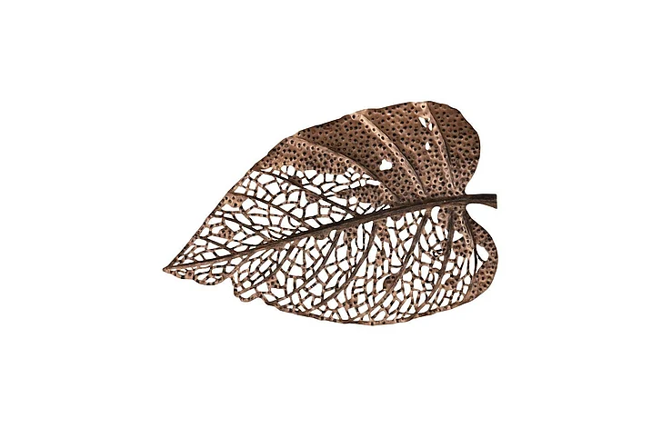 Phillips Collection Small Birch Leaf Wall Art in Copper TH108528