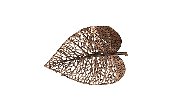 Phillips Collection Extra Small Birch Leaf Wall Art in Copper TH108529