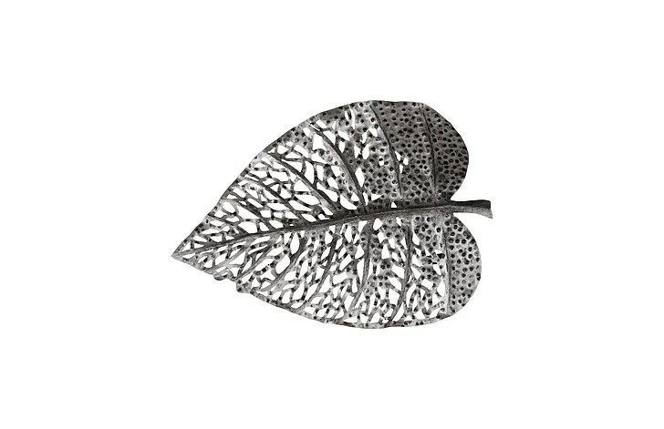 Phillips Collection Extra Small Birch Leaf Wall Art in Silver TH108531