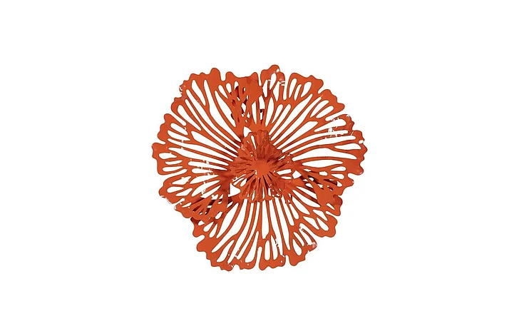 Phillips Collection Extra Small Flower Wall Art in Coral TH109689