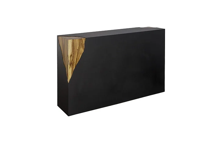 Phillips Collection Cornered Console Table in Black TH110316
