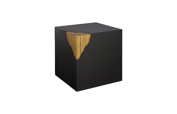 Phillips Collection Cornered Side Table Black TH110321