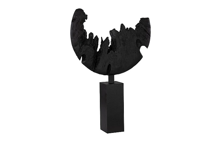 Phillips Collection Broken Moon Statue in Black TH113556