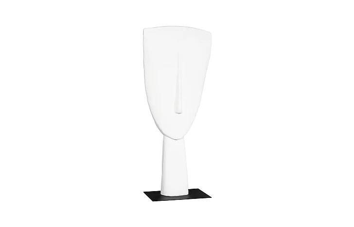 Phillips Collection Large Cycladic Head Sculpture in White TH113561