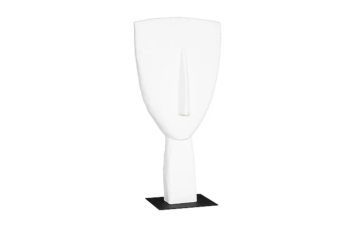 Phillips Collection Large Cycladic Head Sculpture in White TH113562
