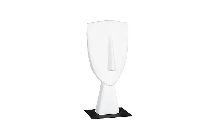 Phillips Collection Medium Cycladic Head Sculpture in White TH113563