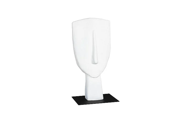 Phillips Collection Small Cycladic Head Sculpture in White TH113564