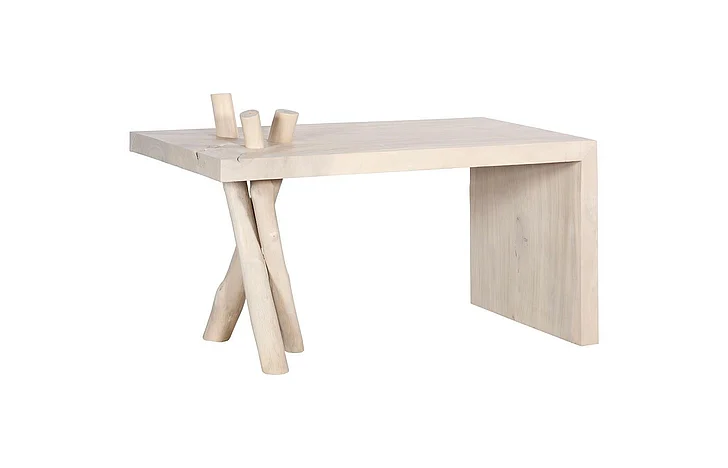 Phillips Collection Branch Waterfall Desk in Bleached TH115345